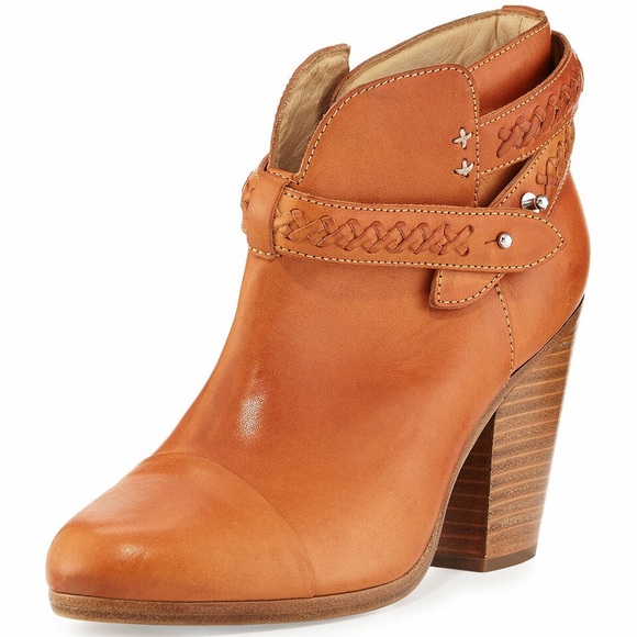 Rag & Bone Harrow Belted Leather Booties - Picture 3 of 8